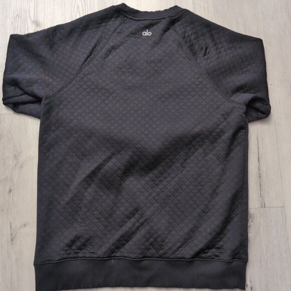 Alo Yoga Sweatshirt Women's Medium Pullover Stretch Made In USA - Picture 4 of 4